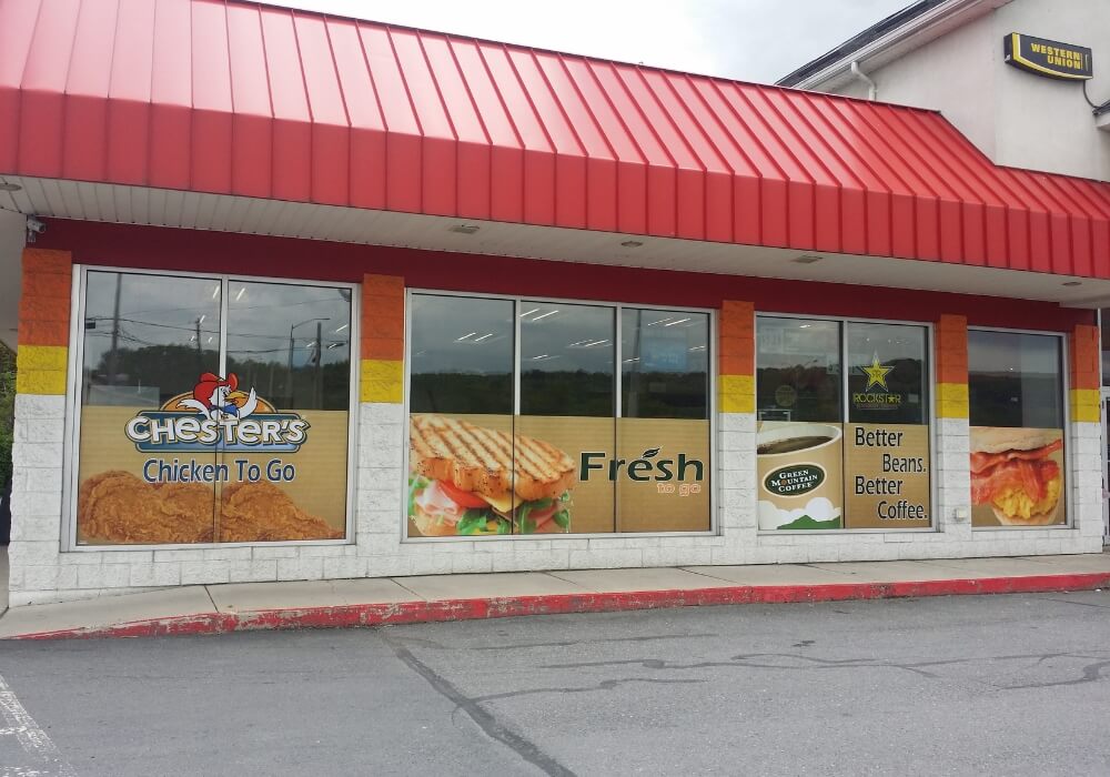 outdoor wraps for fastfood industry